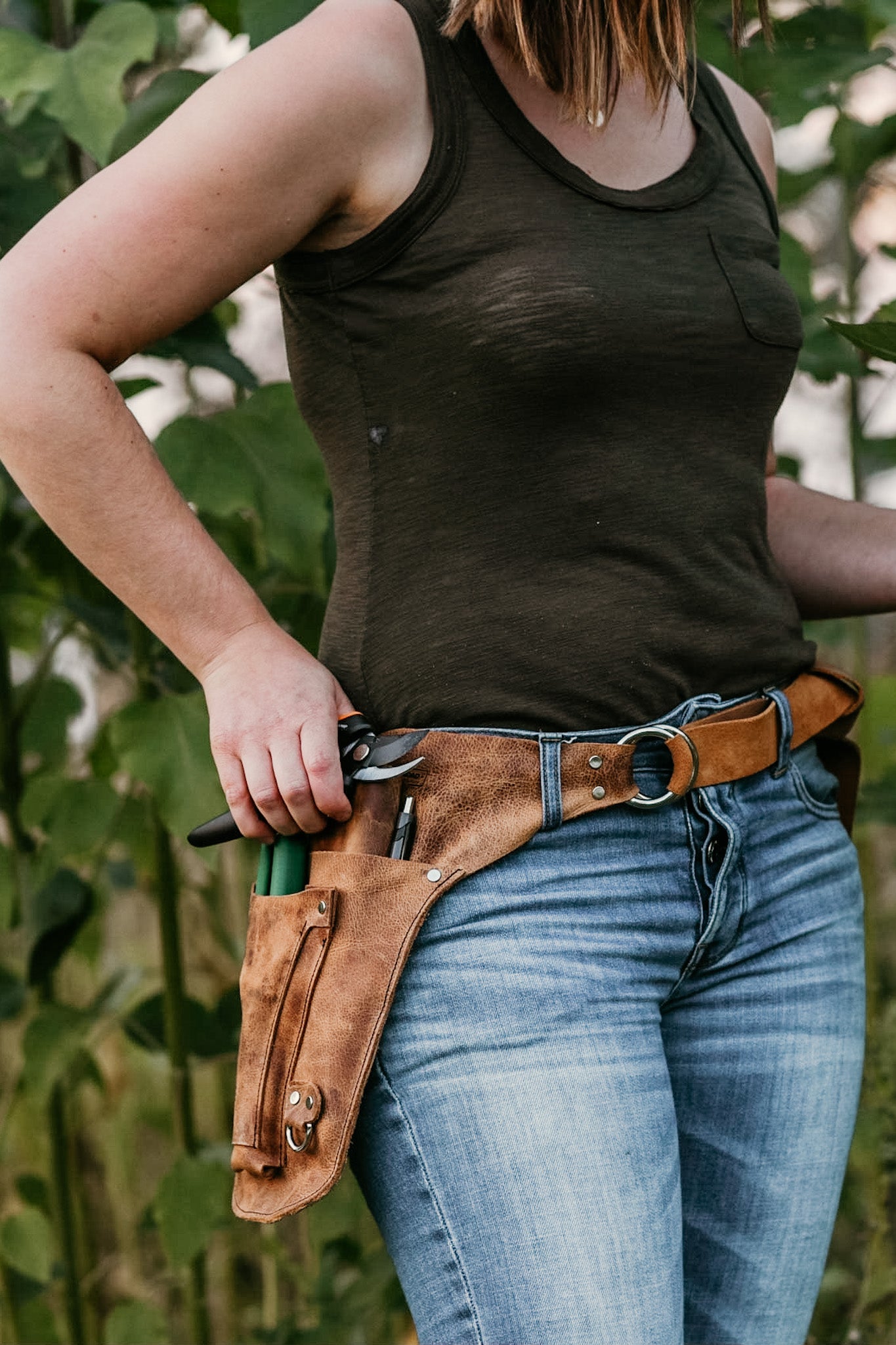 Flower & Garden Tool Belt Holster