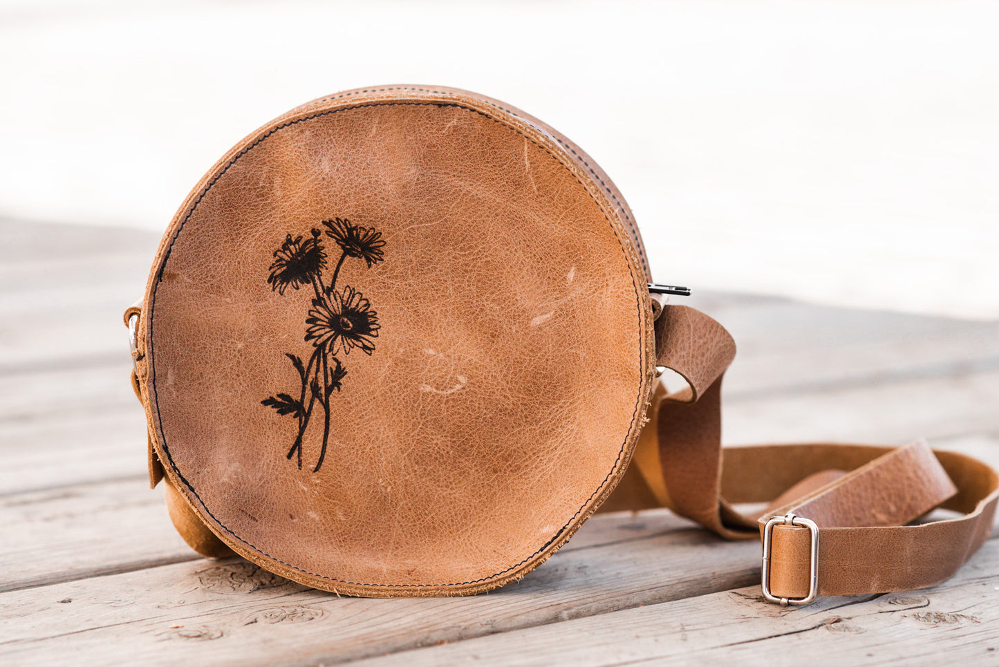 Floral Circle Purse