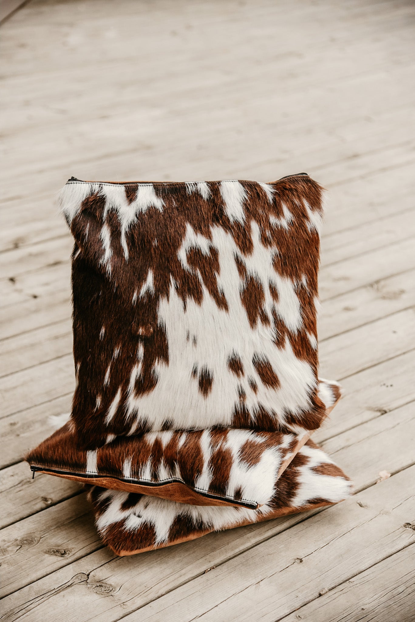 Cowhide Throw Pillow