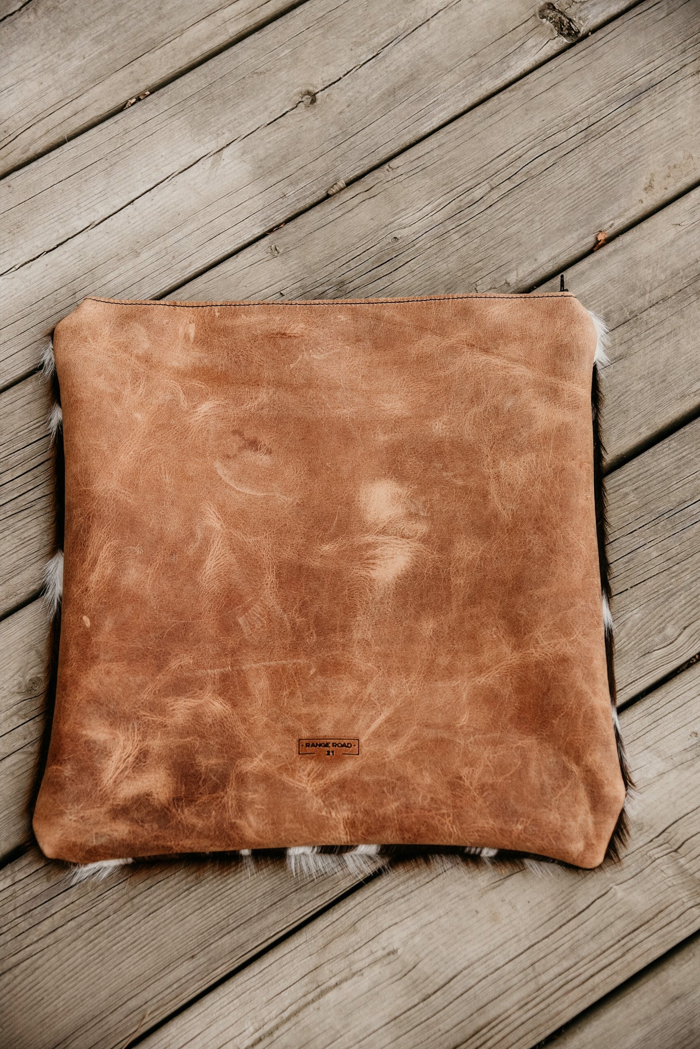 Cowhide Throw Pillow