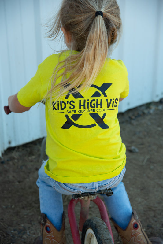 Kid’s High Vis Tee | Discounted Colour Sample