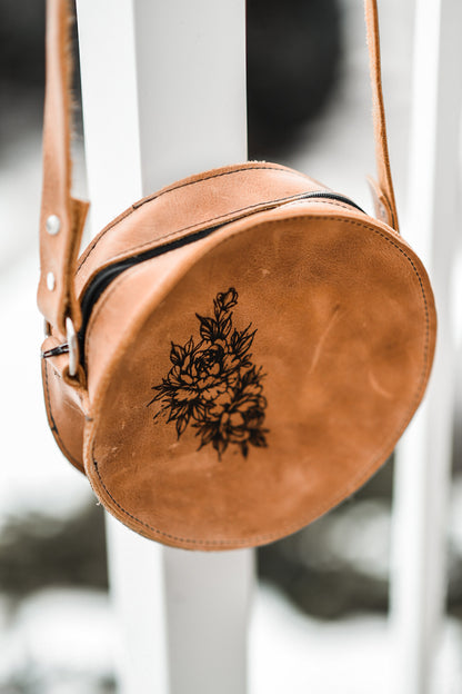 Floral Circle Purse
