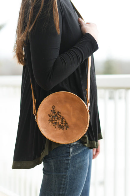 Floral Circle Purse