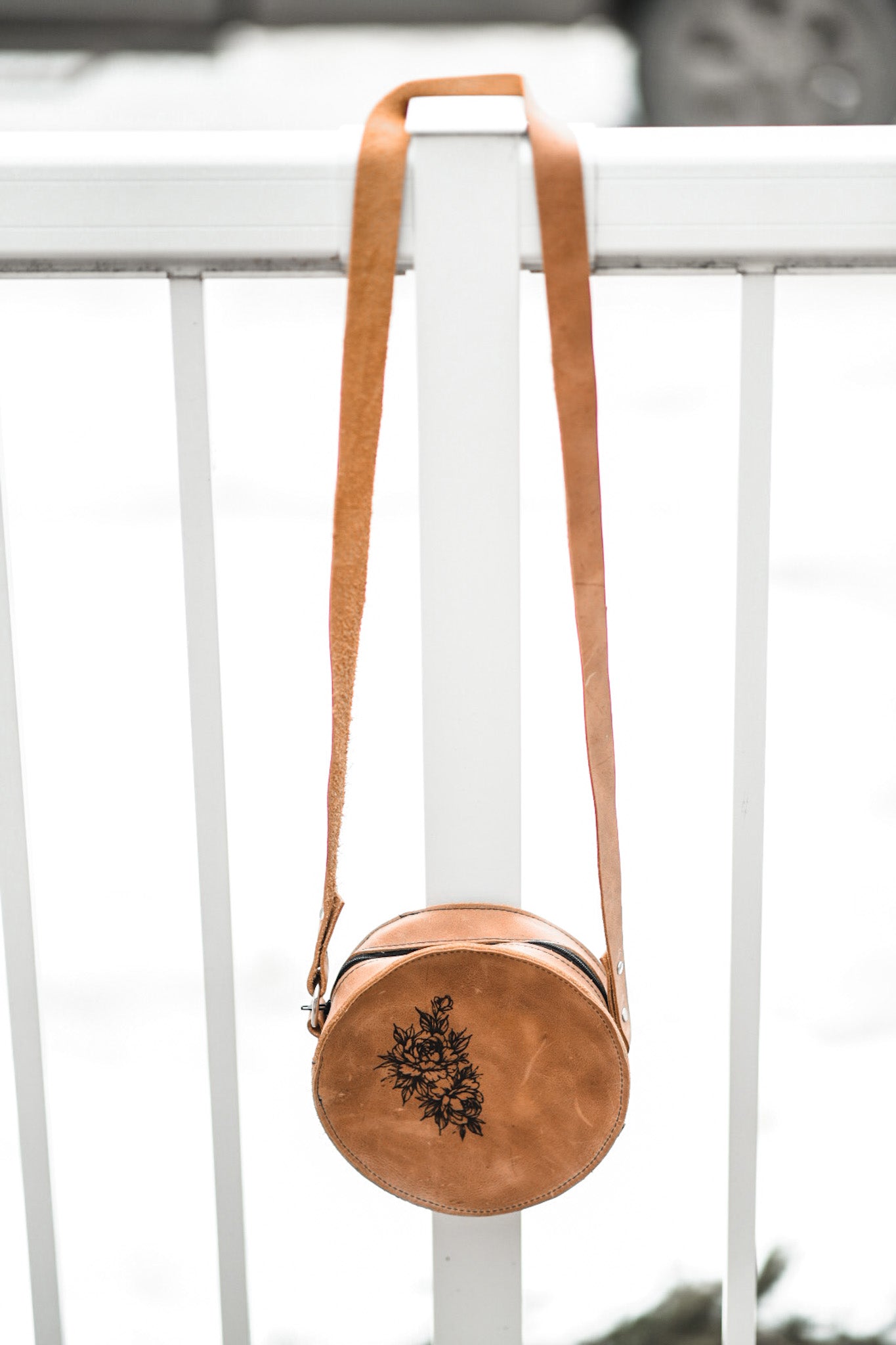 Floral Circle Purse