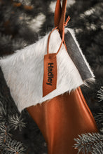 Load image into Gallery viewer, Leather and Hide Xmas Stocking
