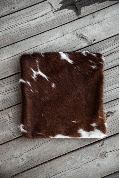 Cowhide Throw Pillow