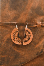 Load image into Gallery viewer, Daisy Half Moon Earrings
