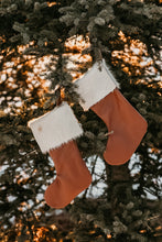 Load image into Gallery viewer, Leather and Hide Xmas Stocking
