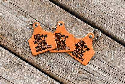 Working Cows Keychain